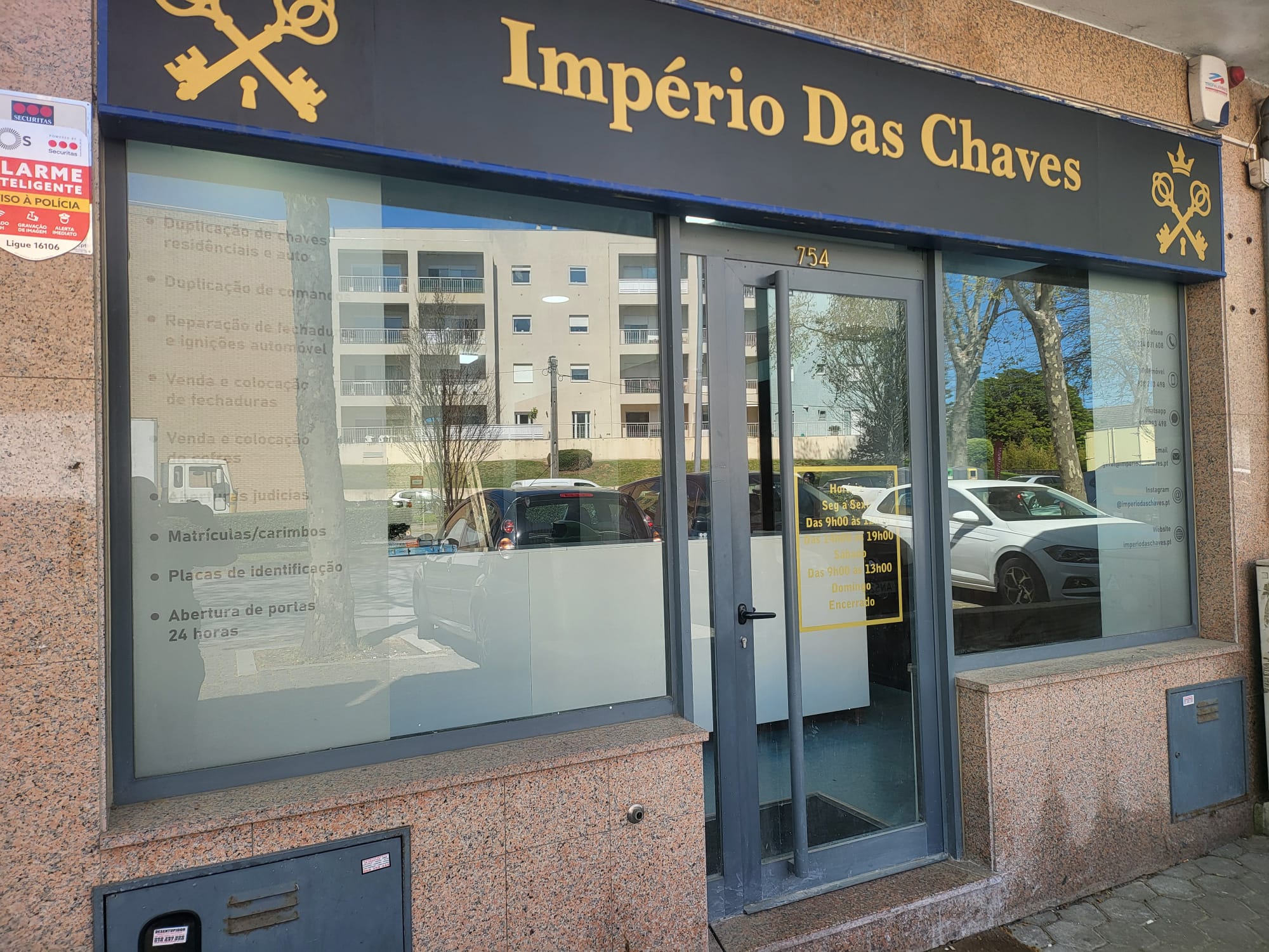 Império das Chaves — Sinalética
